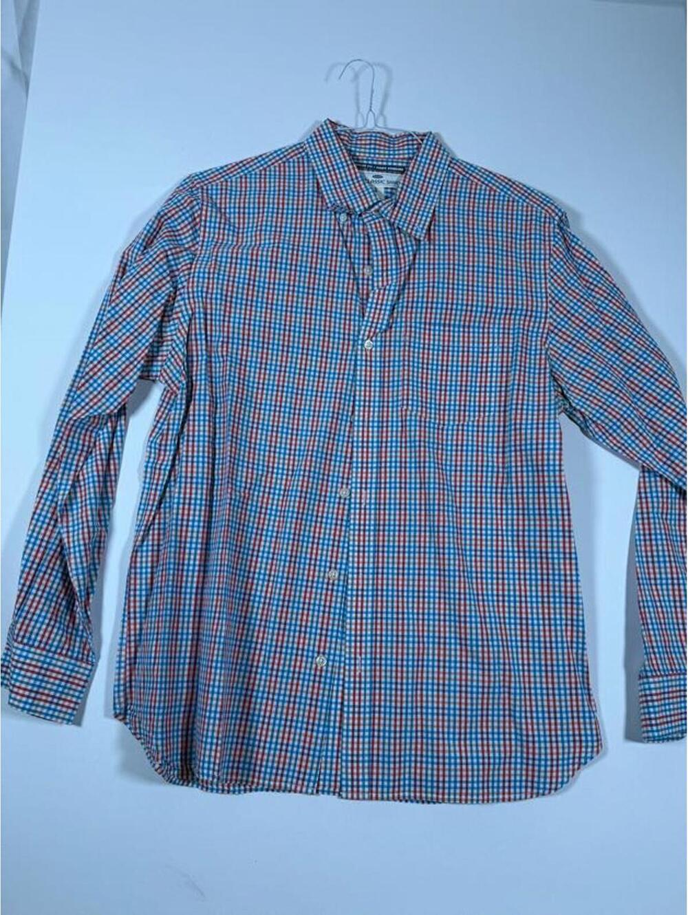 Old Navy Classic Fit Long Sleeve Button-Up Shirt Large